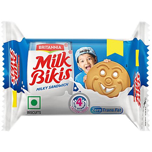 Milk Bikis Milky Sandwich Biscuit - 47g